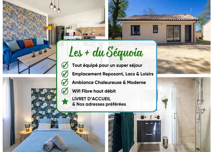 Le Sequoia - Maison Individuelle, Terrasse, Parking Prive Saix (Tarn)